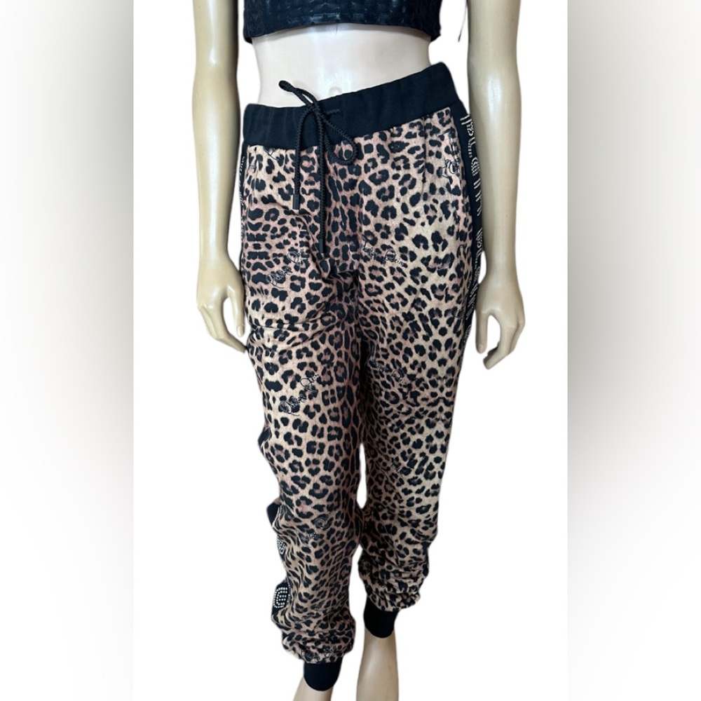 NWT Philipp Plein Leopard print women’s Trousers/Jogger